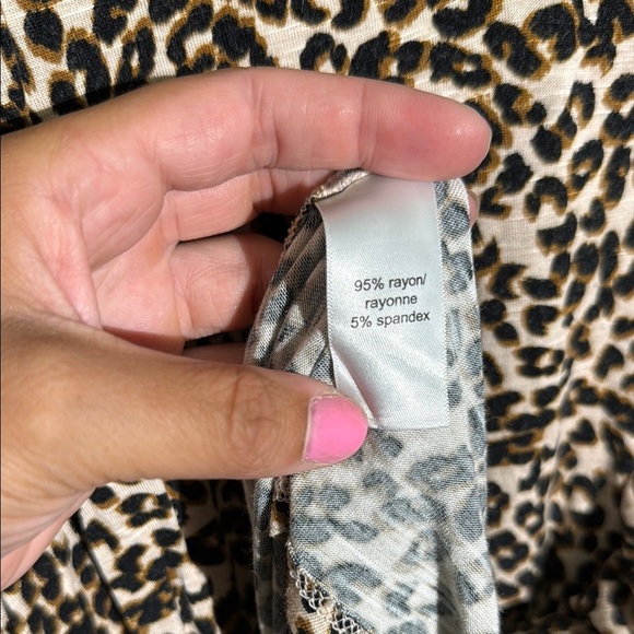 Maurices Leopard Print Racerback Tank - Picture 2 of 7